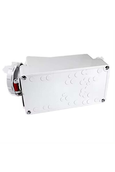 INNOVIX Priză industrială cu încuietoare, IP67 impermeabilă, 32A, 3P+N+T, echipament de mare putere, gri