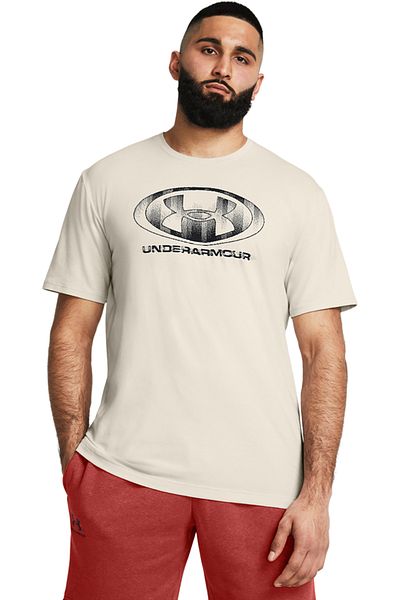Under Armour Under Armour, Tricou pentru fitness Glitch, Crem, M