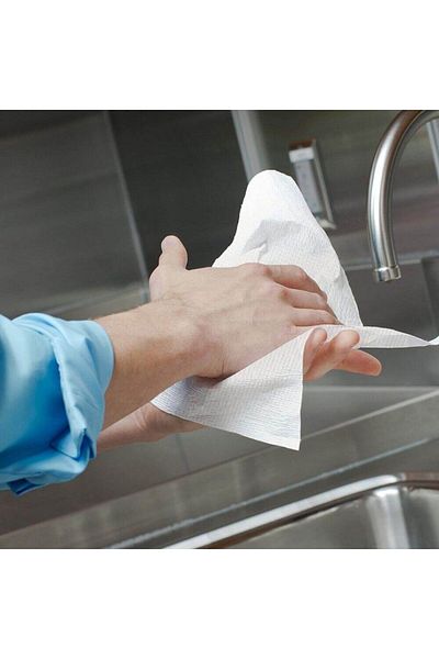 Onda Set of 2 Rolls of 2-Ply Kitchen Paper Towels, White