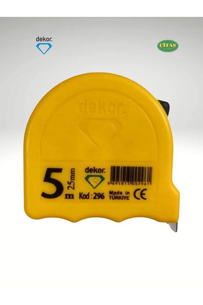 ÇİTAŞ Dekor 5 Meters Ribbon Meter 25mm Master Meter 1St Quality