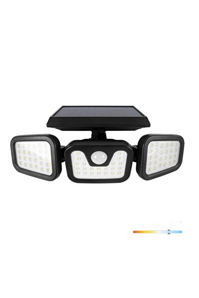 Kobi Lampă solară LED, 2W, cu senzor de mișcare și telecomandă, lumină rece (...