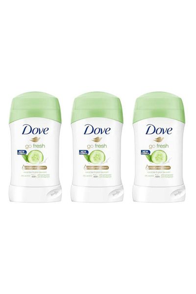 Dove Set of 3 Fresh Touch antiperspirant deodorant stick for women, 40 ml