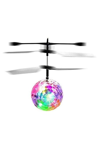 SIKS Jucărie cu minge zburătoare cu lumini LED, sferă de cristal, tip dronă, ...
