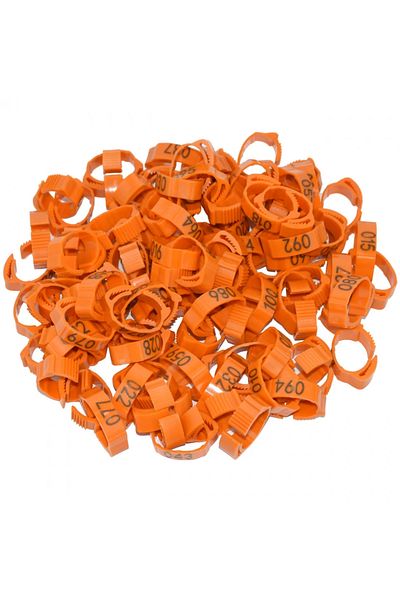 BOEM Set of 25 Adjustable Clip Rings – The Ideal Solution for Identifying Your Birds