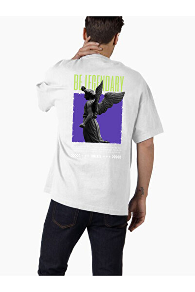 COMVİCHO تي شيرت كبير الحجم مطبوع بتصميم streetwear31 للجنسين