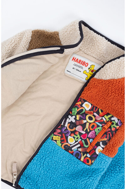 Marka Sensin Kids Haribo Kids Licensed Special Candy Style Design Fullzip Unisex Kids Fleece