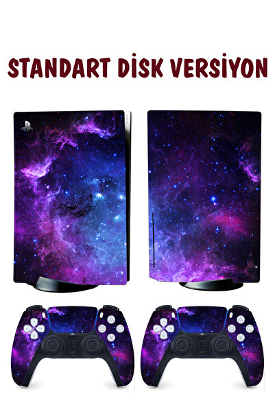 KT Decor Galaksi Playstation 5 Full Sticker Kaplama Seti