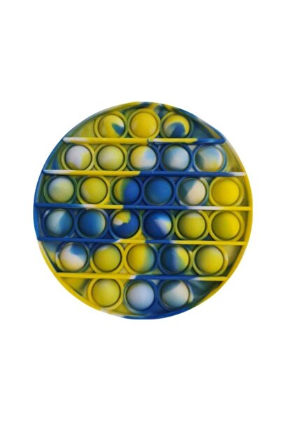 SIKS ® Jucărie senzorială antistres Pop It Now din silicon, pentru copii, impermeabilă, formă rotundă