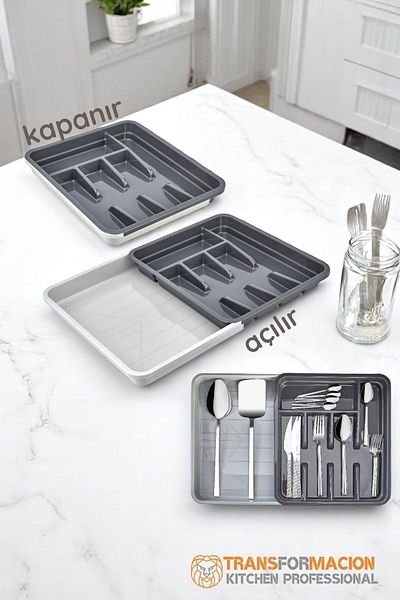 Transformacion Extendable Adjustable Drawer Spoon Holder Flexform 721771