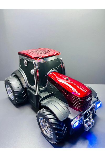 doğan hediyelik Collection Tractor Toy Car with Bluetooth, USB and Radio - Office Workplace Accessory