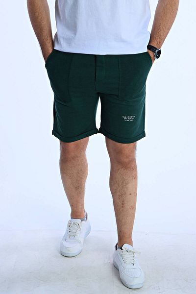 eg38 Tmb Printed Shorts Dark Green