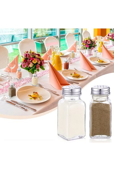 Transformacion Glass Salt Shaker Pepper Shaker Black Pepper Shaker Set of 16 721770