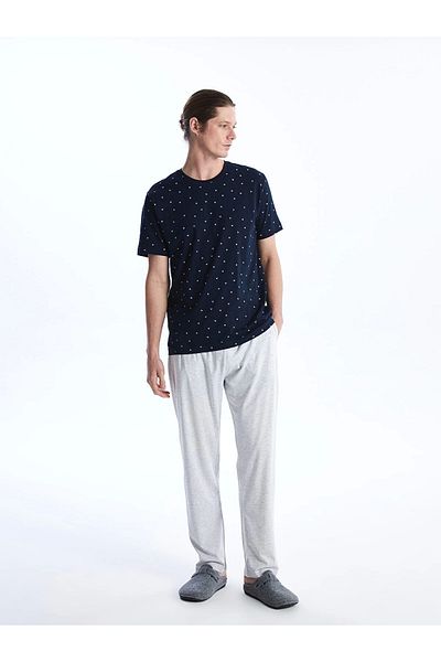 LC Waikiki   Σετ ανδρικών πιτζάμες Navy Blue Standard Fit
