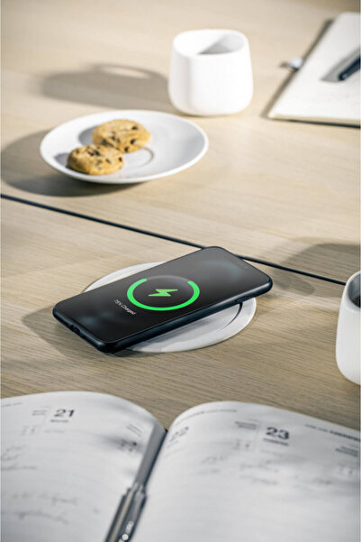 ANKRGRGTVN Built-in socket, 4 sockets, 2 USB A ports, 2 RJ45 cat6 ports, 5W wireless charging,1.5 m cable,white