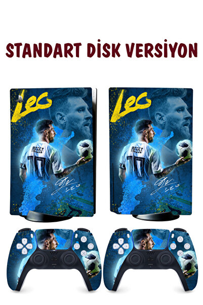 KT Decor Leo Messi Playstation 5 Full Sticker Kaplama Seti