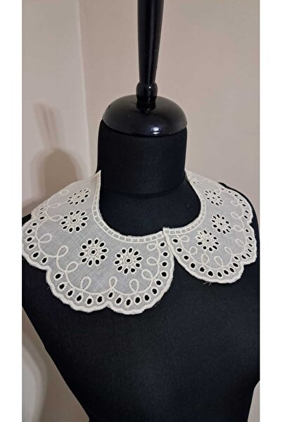 Butik PAMUK FİSTO YAKA KREM RENK 22 CM