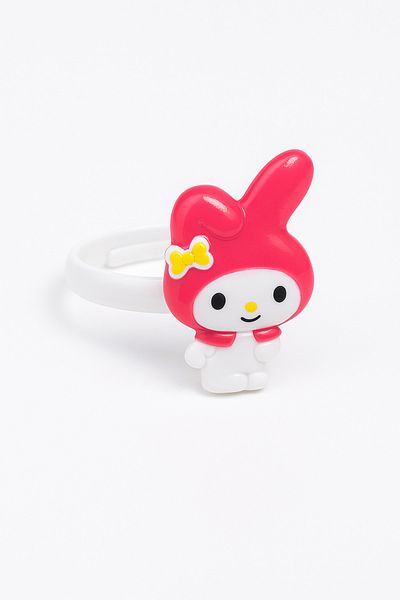 MakeWell High Quality Adjustable Children's Ring with Adjustable Kuromi My Melody Design