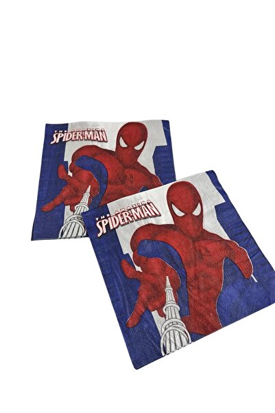 partyrüyası Spiderman Themed Birthday Set for 8 People