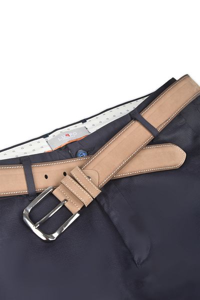 DeepSEA Men's Mink 4 cm Wide Suede Belt Faux Suede Sports Belt 2402643