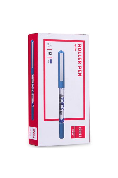 Deli Eq20030 Think 0.5 Mm Roller Pen 12pcs– Ideal For Smooth Writing & Precise Note-taking