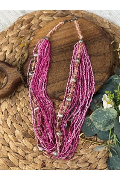 SEDEF TAKI Sıralı boncuk model kolyeler