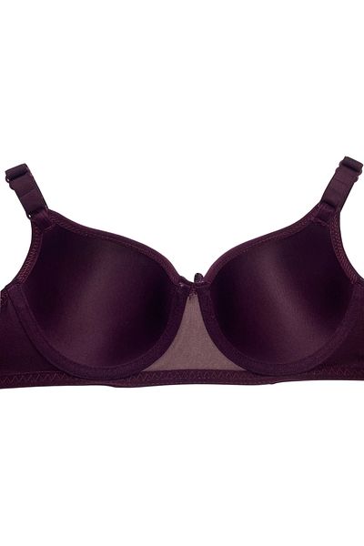 CHC Chocho Women's Underwire Unpadded Eggplant Purple Bra