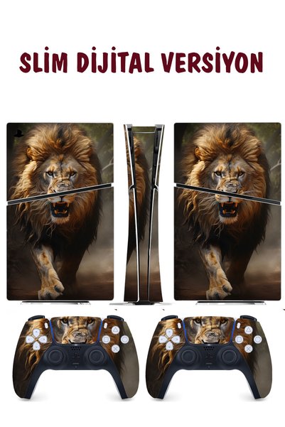 KT Decor Aslan Playstation 5 Full Sticker Kaplama Seti