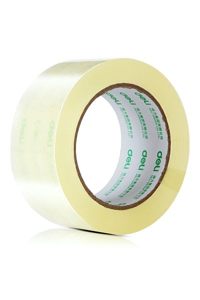 Deli 30205 Packing Tape, 48mm×100y×50um, Transparent, 6 Rolls – For Packaging & Warehouse Use