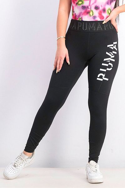 Puma Women Logo 7 and 8 Tight, Black
