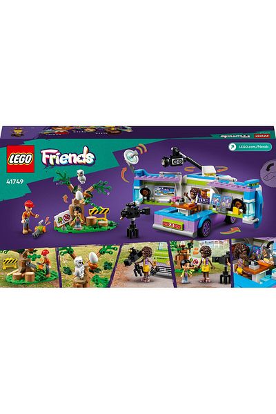 LEGO Friends Newsroom Van Animal Rescue 41749 Toy Set