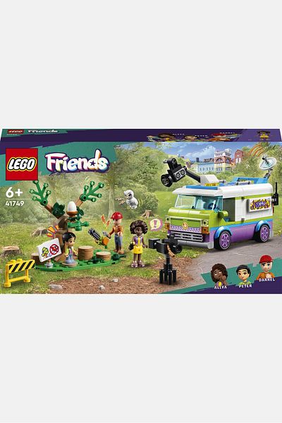 LEGO Friends Newsroom Van Animal Rescue 41749 Toy Set