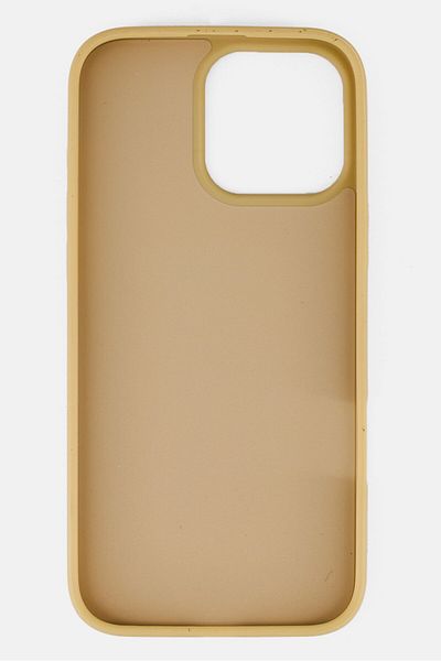 Guess iPhone 16 Pro Max Gold Plated Logo Silicone Case, Gold