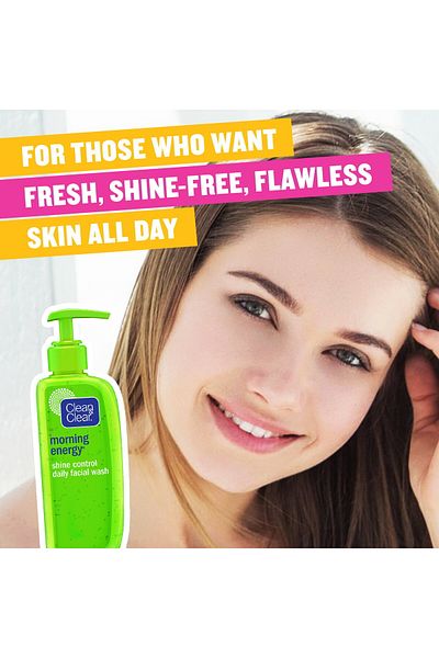 Clean & Clear Daily Facial Wash Morning Energy Shine Control 150 ml