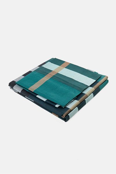 Nautica Double Plaid Bedsheet Set , Multicolor