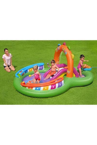 BESTWAY Splash Multicolor Inflatable Child Water Play Center 2.95m X 1.90m X 1.37m