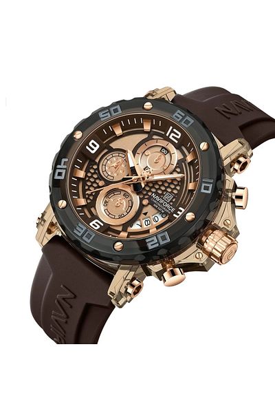 Naviforce Chronograph Silicone strap Watch