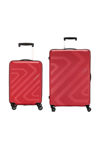 kamiliant KIZA 2 PCS SET (55+79 CM) HARD Luggage RED