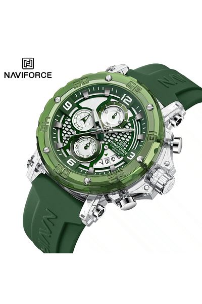 Naviforce Chronograph Silicone strap Watch