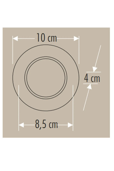 Volea Ambiance 7 Watt 3 Renk LED Spot – Beyaz Gold Kasa