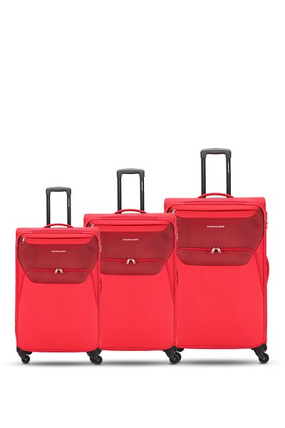 kamiliant BALI 3 PCS SET (55 + 68 + 79 CM) HARD Luggage RED