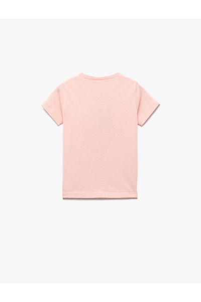 Koton Cotton Short Sleeve Skinny Fit Crew Neck Strawberry Printed T-Shirt