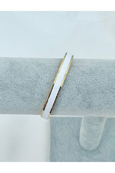 sulyra Enameled Handcuff Bracelet
