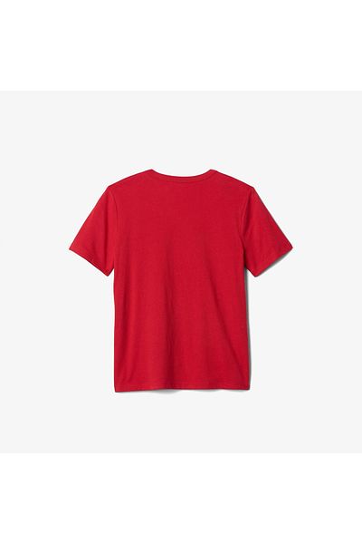 GAP تي شيرت أحمر للأطفال بشعار