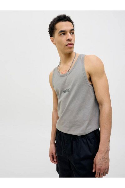 Jack & Jones Logo Print Relaxed Fit Tank