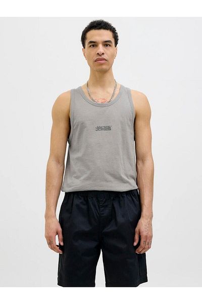 Jack & Jones Logo Print Relaxed Fit Tank