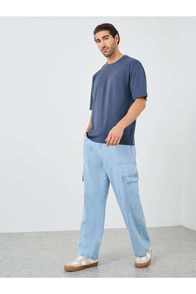 Styli Solid Crew Neck Short Sleeve T-Shirt