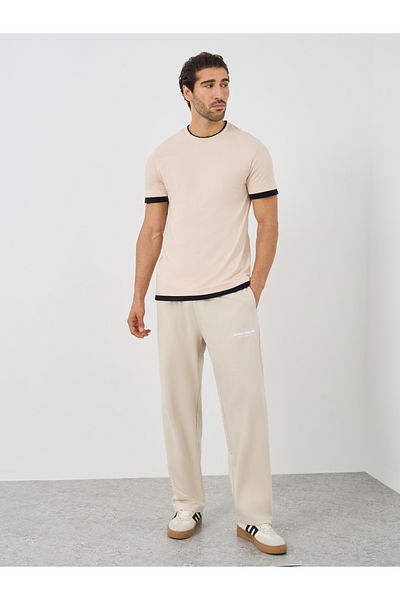 Styli Contrast Detail Regular Fit T-Shirt