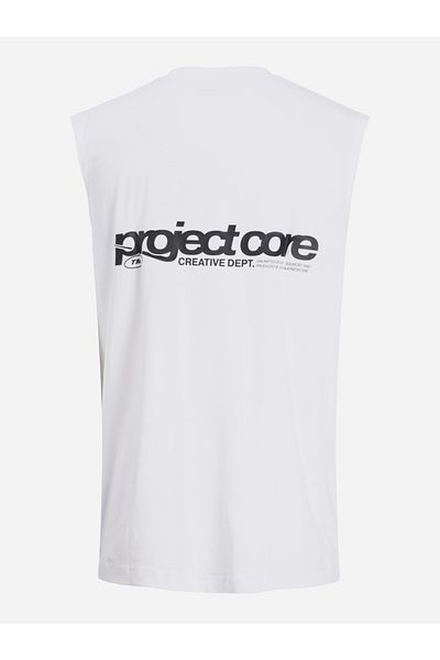 Jack & Jones Slogan Print Regular Fit Tanks