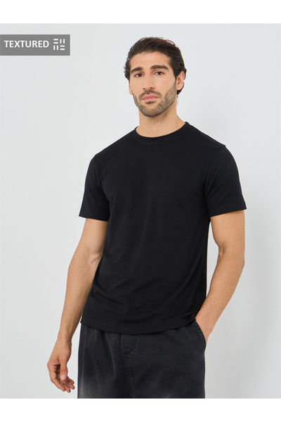 Styli تي شيرت عادي بقصّة عادية ورقبة دائرية