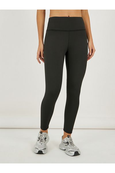 Styli Fleece Lining Broad Waistband Leggings